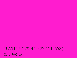 YUV 116.279,44.725,121.658 Color Image