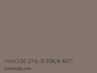 YUV 120.274,-5.558,9.407 Color Image