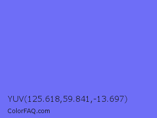 YUV 125.618,59.841,-13.697 Color Image