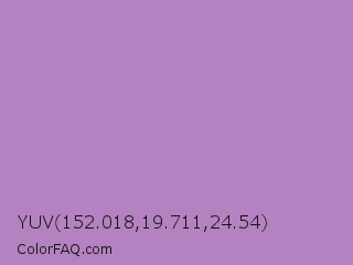 YUV 152.018,19.711,24.54 Color Image