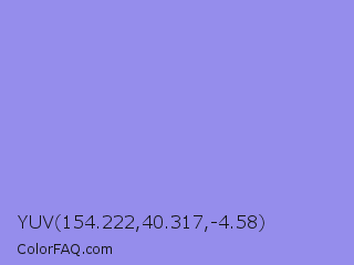 YUV 154.222,40.317,-4.58 Color Image