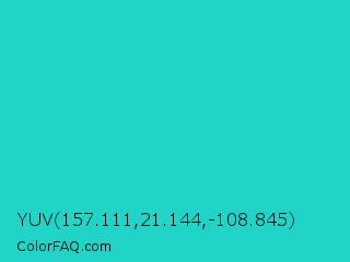 YUV 157.111,21.144,-108.845 Color Image