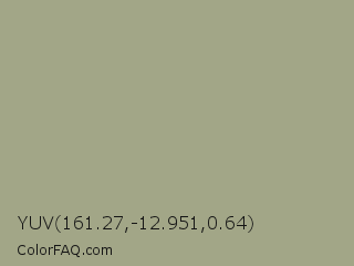 YUV 161.27,-12.951,0.64 Color Image