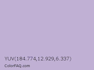 YUV 184.774,12.929,6.337 Color Image
