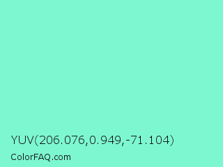YUV 206.076,0.949,-71.104 Color Image