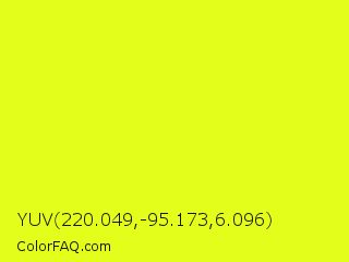 YUV 220.049,-95.173,6.096 Color Image