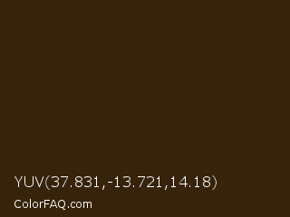YUV 37.831,-13.721,14.18 Color Image