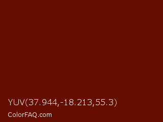 YUV 37.944,-18.213,55.3 Color Image