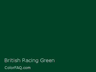 YUV 42.96,-2.938,-37.676 British Racing Green Color Image