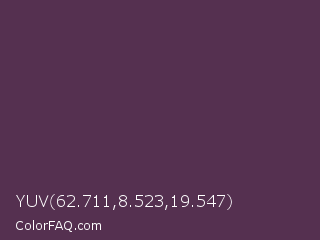 YUV 62.711,8.523,19.547 Color Image