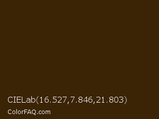 CIELab 16.527,7.846,21.803 Color Image