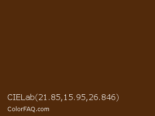 CIELab 21.85,15.95,26.846 Color Image