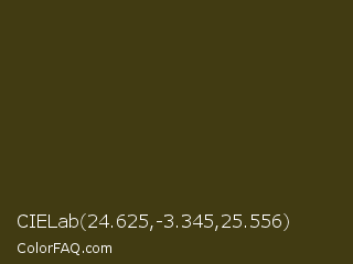 CIELab 24.625,-3.345,25.556 Color Image