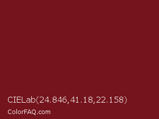 CIELab 24.846,41.18,22.158 Color Image
