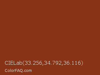 CIELab 33.256,34.792,36.116 Color Image