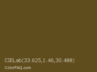 CIELab 33.625,1.46,30.488 Color Image