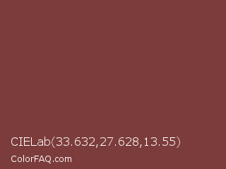 CIELab 33.632,27.628,13.55 Color Image