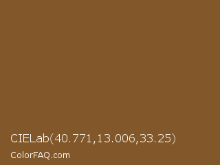 CIELab 40.771,13.006,33.25 Color Image