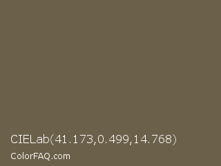 CIELab 41.173,0.499,14.768 Color Image