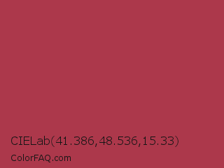 CIELab 41.386,48.536,15.33 Color Image