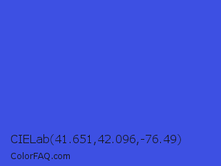 CIELab 41.651,42.096,-76.49 Color Image
