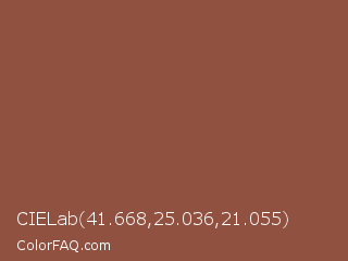 CIELab 41.668,25.036,21.055 Color Image