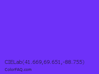 CIELab 41.669,69.651,-88.755 Color Image