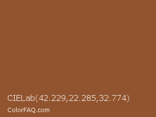 CIELab 42.229,22.285,32.774 Color Image