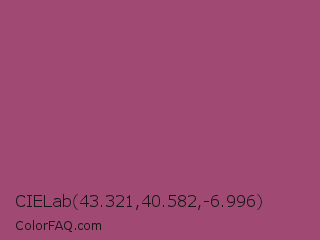 CIELab 43.321,40.582,-6.996 Color Image