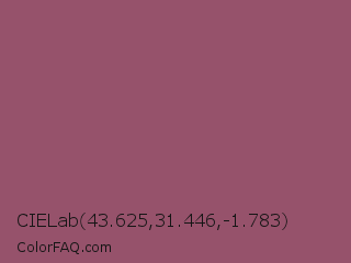CIELab 43.625,31.446,-1.783 Color Image