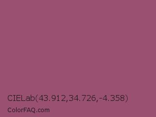 CIELab 43.912,34.726,-4.358 Color Image