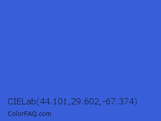 CIELab 44.101,29.602,-67.374 Color Image