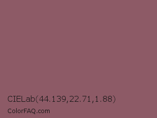 CIELab 44.139,22.71,1.88 Color Image