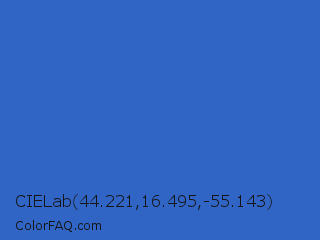 CIELab 44.221,16.495,-55.143 Color Image