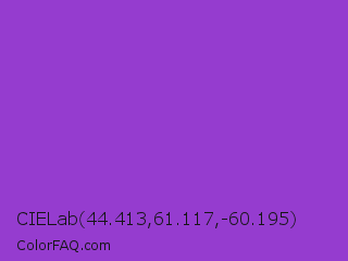 CIELab 44.413,61.117,-60.195 Color Image