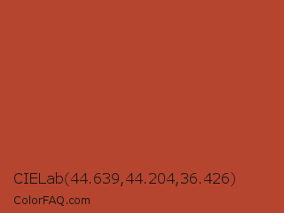 CIELab 44.639,44.204,36.426 Color Image
