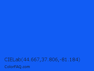 CIELab 44.667,37.806,-81.184 Color Image