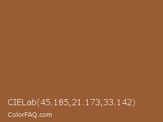 CIELab 45.185,21.173,33.142 Color Image