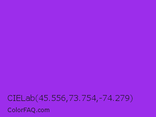 CIELab 45.556,73.754,-74.279 Color Image