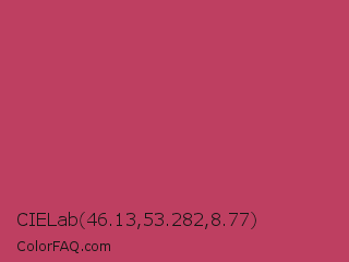 CIELab 46.13,53.282,8.77 Color Image