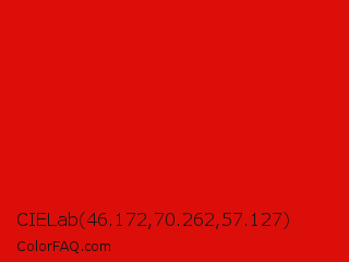 CIELab 46.172,70.262,57.127 Color Image