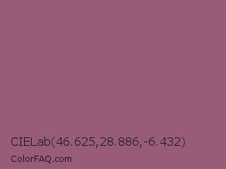 CIELab 46.625,28.886,-6.432 Color Image