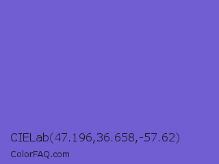 CIELab 47.196,36.658,-57.62 Color Image