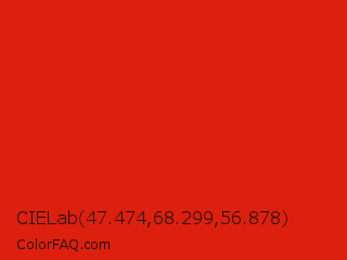 CIELab 47.474,68.299,56.878 Color Image