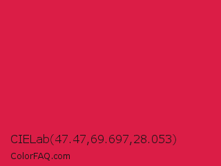 CIELab 47.47,69.697,28.053 Color Image