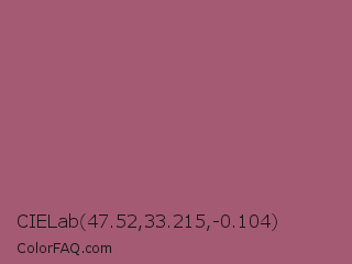 CIELab 47.52,33.215,-0.104 Color Image