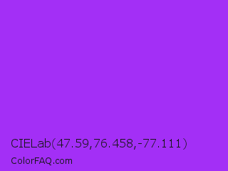 CIELab 47.59,76.458,-77.111 Color Image