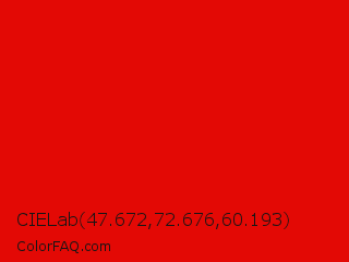 CIELab 47.672,72.676,60.193 Color Image