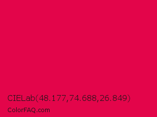 CIELab 48.177,74.688,26.849 Color Image