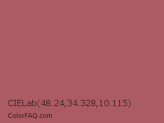 CIELab 48.24,34.328,10.115 Color Image
